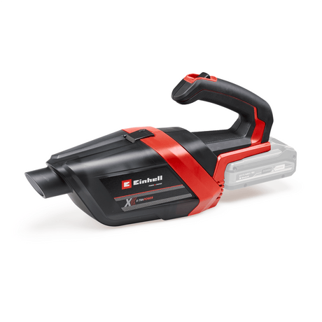 Aspirator de mana pe acumulator Einhell TE - HV 18/06 Li - Solo Power X - Change (18 V, putere de aspirare 72 mbar, incl. duza pentru spatii inguste, duza pentru tapiterie, duza pentru podea, recipient de praf de 0,6 l, fara acumulator Einhell - scule electrice si unelte profesionale - BricoMart
