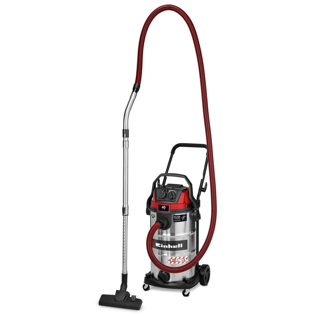 Aspirator umed - uscat Einhell TE - VC 4090 SACL - cablu 6 m, maner transport, 1150 W, 40 l BricoMart - scule electrice si unelte profesionale - BricoMart