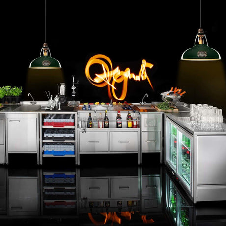 Perete bar cu panou Oxygen 1000x200/600x(H)1100 mm, Barmatic