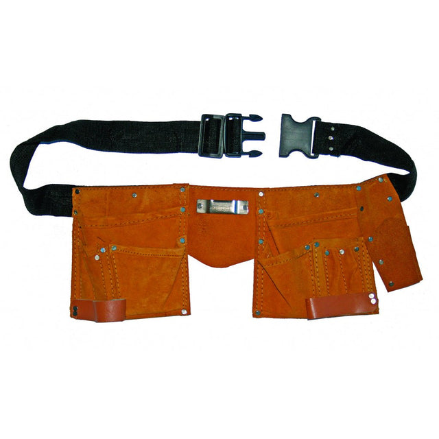 BASIC Centura port - scule piele BS Fabricat din piele Cu 11 buzunare Basic - scule electrice si unelte profesionale - BricoMart