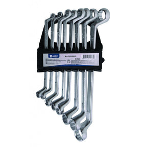 BASIC Chei inelar cotite 6 - 22mm set 8pcs BS Fabricata din Otel Cr - V Suport util pentru depozitare Basic - scule electrice si unelte profesionale - BricoMart