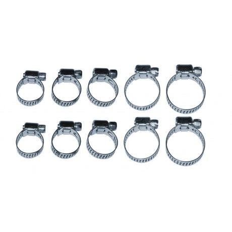 BASIC Coliere metalice set 10pcs BS Galvanizat Basic - scule electrice si unelte profesionale - BricoMart