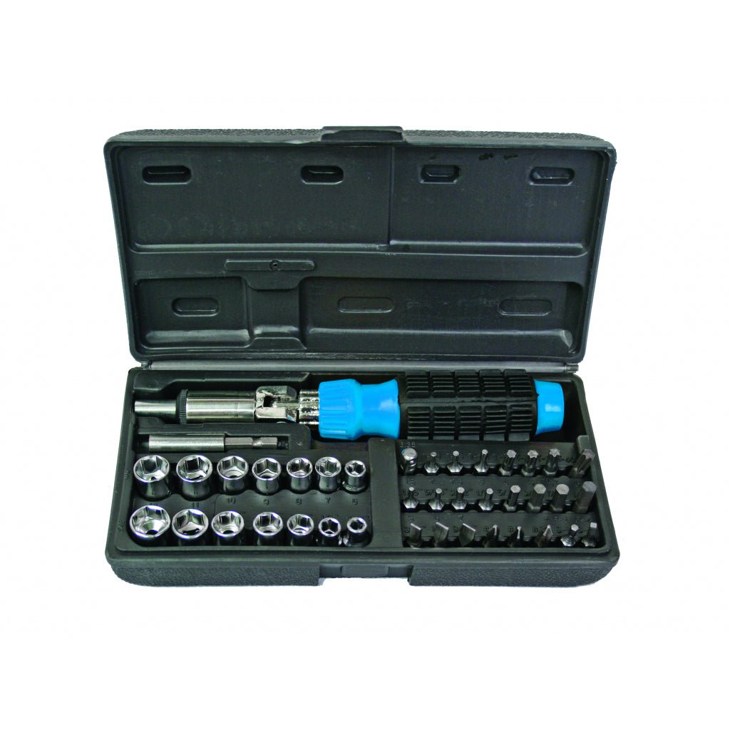 BASIC Surubelnita cu biti si tubulare set 40pcs BS Cutie utila de depozitare Basic - scule electrice si unelte profesionale - BricoMart
