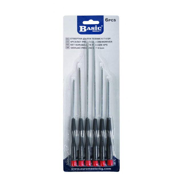 BASIC Surubelnite precizie set 6pcs BS Lungi, de precizie Basic - scule electrice si unelte profesionale - BricoMart