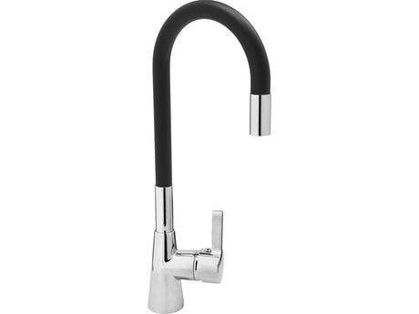 BATERIE DE BUCATARIE CU FURTUN FLEXIBIL, NEGRU Fala 75705 - Baterii pentru chiuvete, 15 cm, ergonomic, inox Fala - scule electrice si unelte profesionale - BricoMart