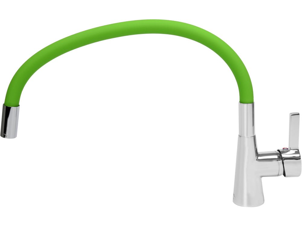 BATERIE DE BUCATARIE CU FURTUN FLEXIBIL, VERDE Fala 75709 - Baterii pentru chiuvete, 15 cm, ergonomic, inox Fala - scule electrice si unelte profesionale - BricoMart