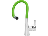 BATERIE DE BUCATARIE CU FURTUN FLEXIBIL, VERDE Fala 75709 - Baterii pentru chiuvete, 15 cm, ergonomic, inox Fala - scule electrice si unelte profesionale - BricoMart