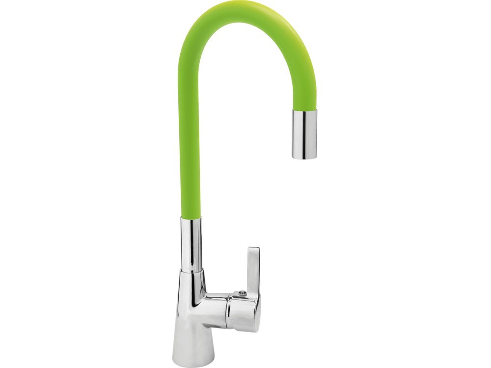 BATERIE DE BUCATARIE CU FURTUN FLEXIBIL, VERDE Fala 75709 - Baterii pentru chiuvete, 15 cm, ergonomic, inox Fala - scule electrice si unelte profesionale - BricoMart