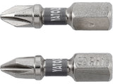 BITI 1/4 25MM PH1, 2 BUC, NI Yato YT - 78000 - 6.3 mm, 25 mm Yato - scule electrice si unelte profesionale - BricoMart