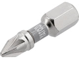 BITI 1/4 25MM PZ1, 2 BUC, NI Yato YT - 78003 - 6.3 mm, 25 mm Yato - scule electrice si unelte profesionale - BricoMart
