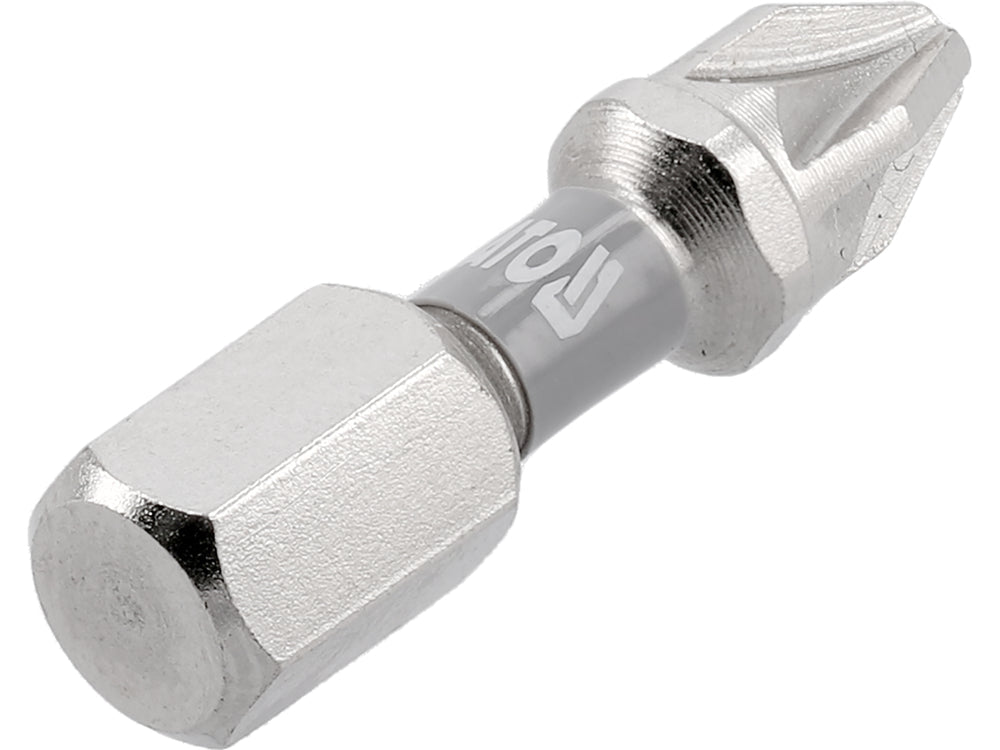 BITI 1/4 25MM PZ2, 2 BUC, NI Yato YT - 78004 - 6.3 mm, 25 mm Yato - scule electrice si unelte profesionale - BricoMart