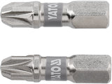 BITI 1/4 25MM PZ3, 2 BUC, NI Yato YT - 78005 - 6.3 mm, 25 mm Yato - scule electrice si unelte profesionale - BricoMart