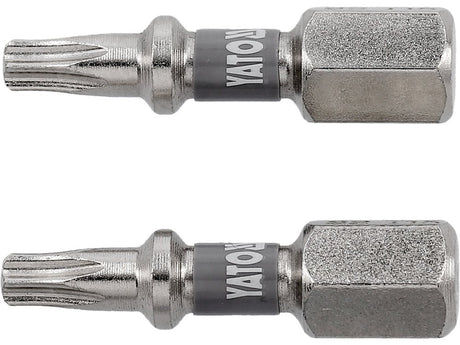 BITI 1/4 25MM T15, 2 BUC, NI Yato YT - 78012 - 6.3 mm, 25 mm Yato - scule electrice si unelte profesionale - BricoMart