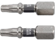 BITI 1/4 25MM T20, 2 BUC, NI Yato YT - 78013 - 6.3 mm, 25 mm Yato - scule electrice si unelte profesionale - BricoMart