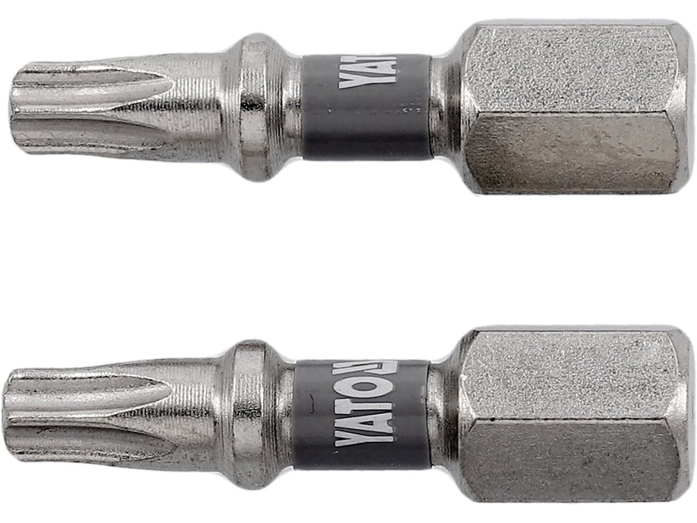 BITI 1/4 25MM T20, 2 BUC, NI Yato YT - 78013 - 6.3 mm, 25 mm Yato - scule electrice si unelte profesionale - BricoMart