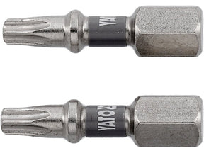 BITI 1/4 25MM T20, 2 BUC, NI Yato YT - 78013 - 6.3 mm, 25 mm Yato - scule electrice si unelte profesionale - BricoMart