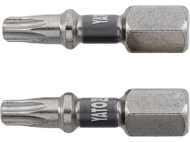 BITI 1/4 25MM T20, 2 BUC, NI Yato YT - 78013 - 6.3 mm, 25 mm Yato - scule electrice si unelte profesionale - BricoMart