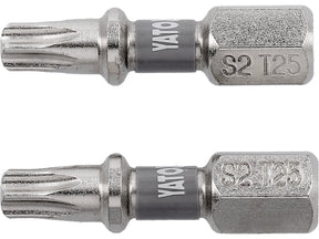 BITI 1/4 25MM T25, 2 BUC, NI Yato YT - 78014 - 6.3 mm, 25 mm Yato - scule electrice si unelte profesionale - BricoMart