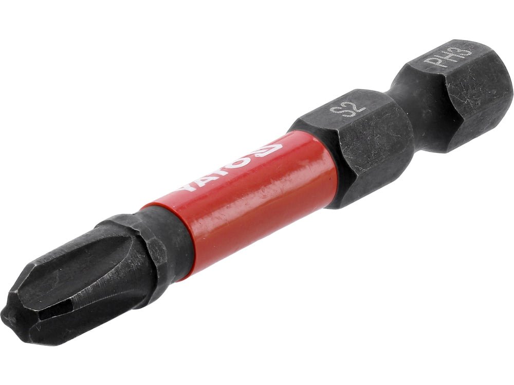 BITI DE IMPACT 1/4 50MM PH3 2 BUC Yato YT - 78042 - 6.3 mm, 50 mm Yato - scule electrice si unelte profesionale - BricoMart