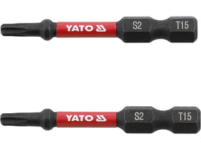 BITI DE IMPACT 1/4 50MM T10 2 BUC Yato YT - 78052 - 6.3 mm, 50 mm Yato - scule electrice si unelte profesionale - BricoMart