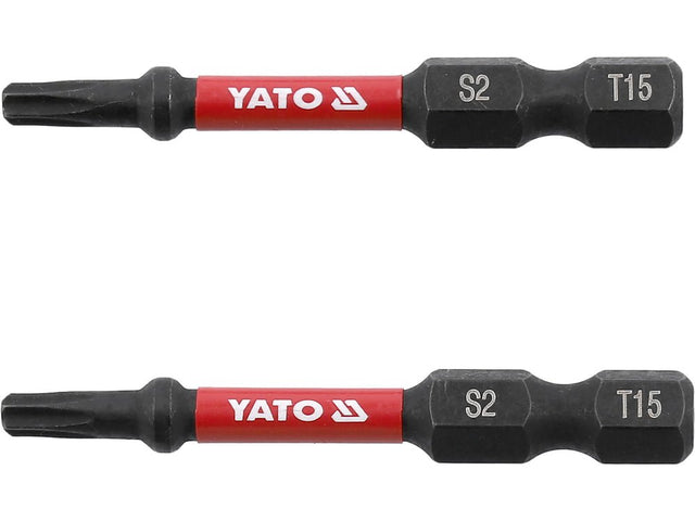 BITI DE IMPACT 1/4 50MM T10 2 BUC Yato YT - 78052 - 6.3 mm, 50 mm Yato - scule electrice si unelte profesionale - BricoMart