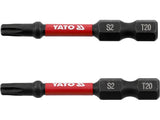 BITI DE IMPACT 1/4 50MM T20 2 BUC Yato YT - 78053 - 6.3 mm, 50 mm Yato - scule electrice si unelte profesionale - BricoMart