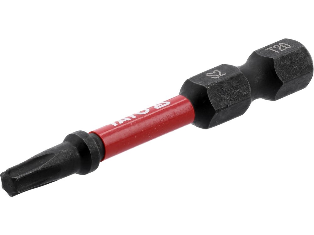 BITI DE IMPACT 1/4 50MM T20 2 BUC Yato YT - 78053 - 6.3 mm, 50 mm Yato - scule electrice si unelte profesionale - BricoMart