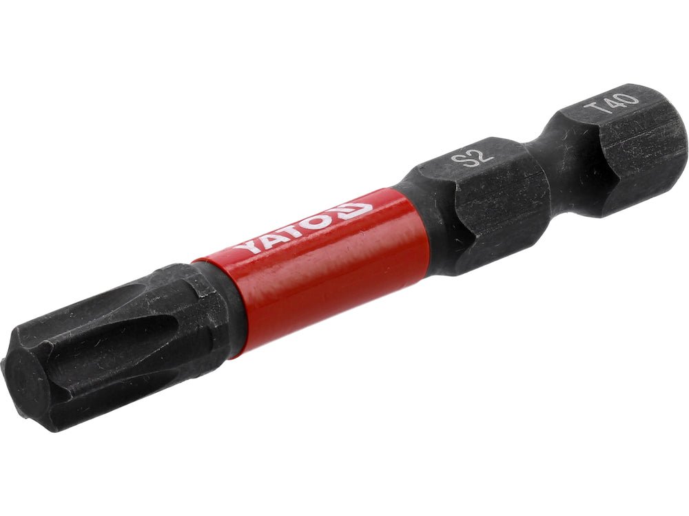 BITI DE IMPACT 1/4 50MM T40 2 BUC Yato YT - 78057 - 6.3 mm, 50 mm Yato - scule electrice si unelte profesionale - BricoMart