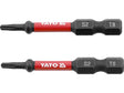 BITI DE IMPACT 1/4 50MM T8 2 BUC Yato YT - 78050 - 6.3 mm, 50 mm Yato - scule electrice si unelte profesionale - BricoMart