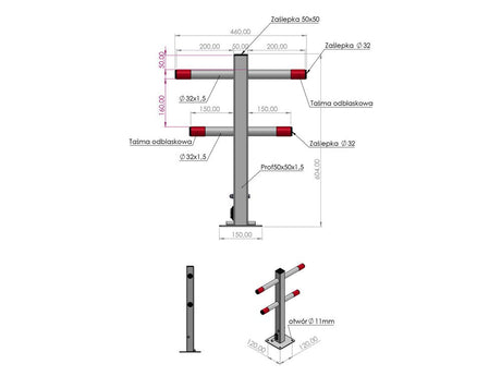 BLOCATOR PARCARE TIP BRAD SISTEM BLOCARE Yato YT - 55744 Yato - scule electrice si unelte profesionale - BricoMart