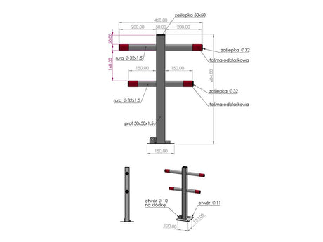 BLOCATOR PARCARE TIP BRAD Yato YT - 55745 Yato - scule electrice si unelte profesionale - BricoMart