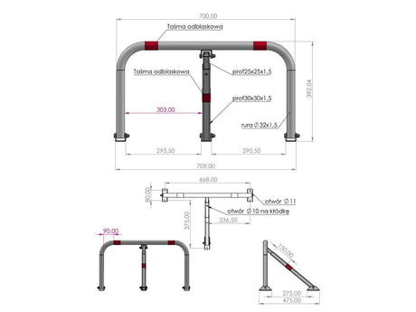 BLOCATOR PARCARE TIP POARTA Yato YT - 55753 Yato - scule electrice si unelte profesionale - BricoMart