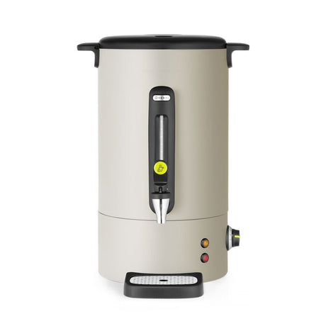 Boiler pentru bauturi calde alb mat 16 l, HENDI Uniq, Design de Bronwasser, 220-240V/1650W, 357x380x(H)502mm