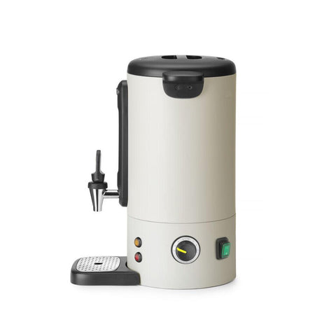 Boiler pentru bauturi calde alb mat 9 l, HENDI Uniq, Design de Bronwasser, 220-240V/950W, 307x330x(H)450mm