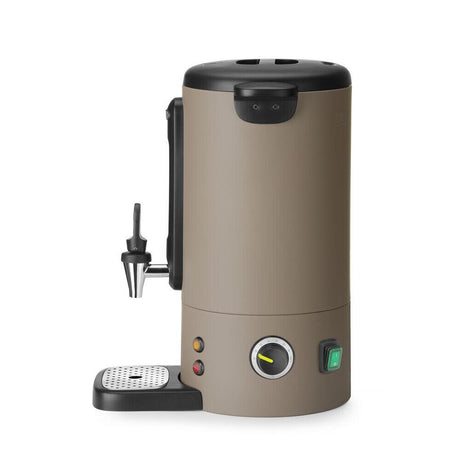 Boiler pentru bauturi calde Taupe mat 9 l, HENDI Uniq, Design de Bronwasser, 220-240V/950W, 307x330x(H)450mm