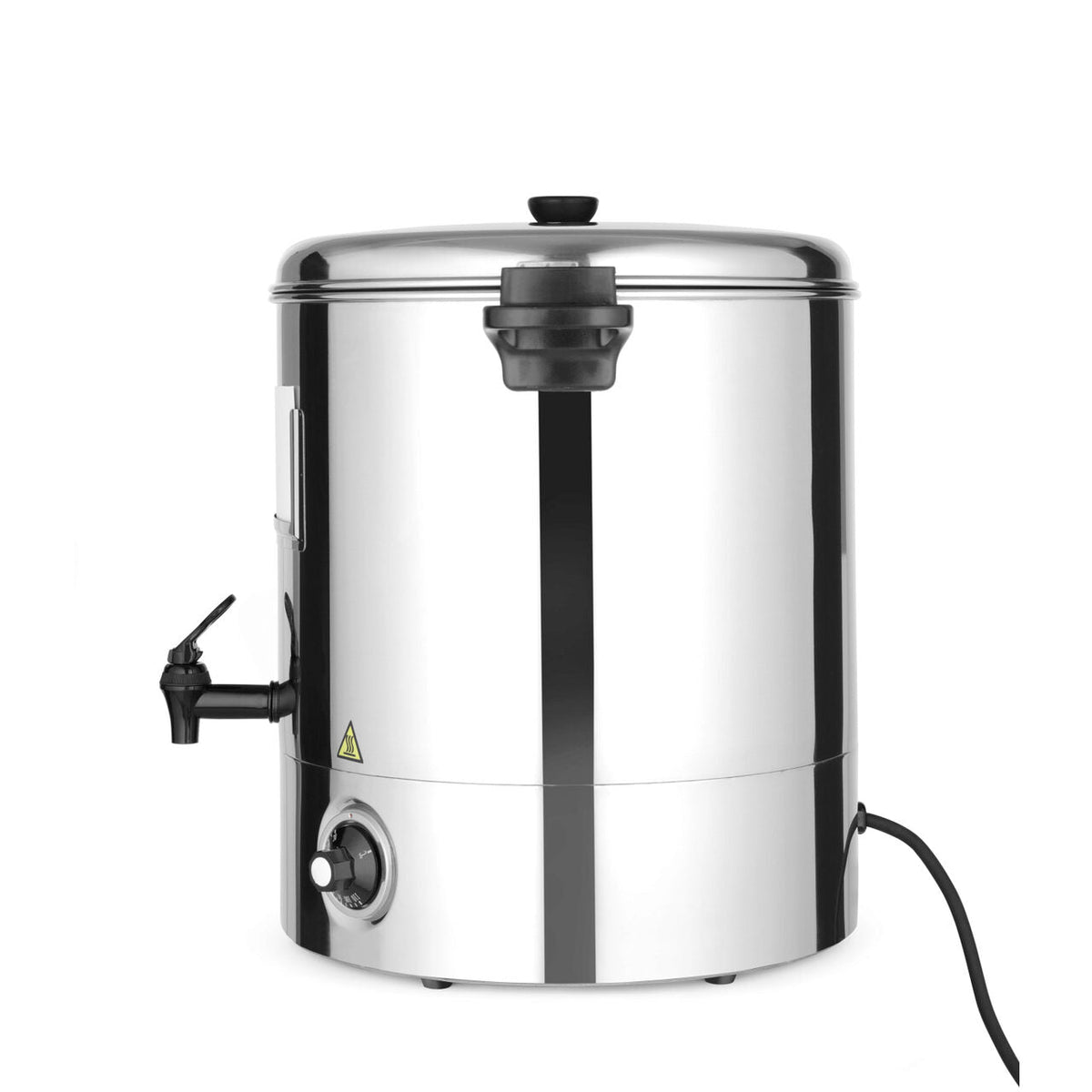 Boiler pentru bauturi fierbinti 30 lt, inox, termostat 0-100 gr C, 2200W, Hendi, 520x(H)500 mm, temperatura ajustabila de pana la 100 C, capac reversibil