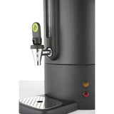 Boiler pentru bauturi fierbinti 9 litri, inox, negru mat, termostat 0-100 gr C, 950 W, Concept Line Hendi, 307x330x(H)450 mm