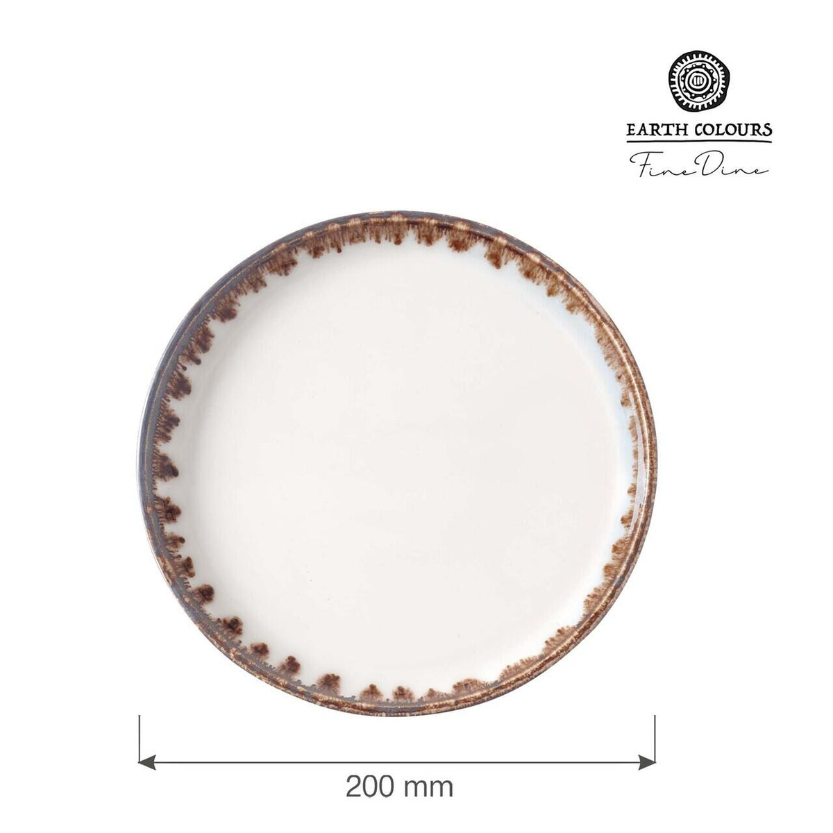 Bol cu margine joasa Vanilla, 200 mm Fine Dine