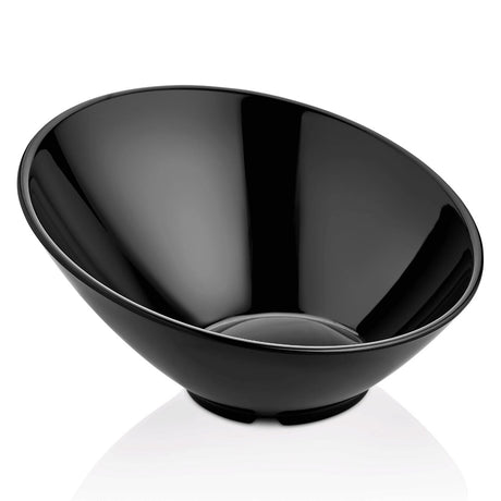Bol înclinat din melamină, negru, 233x(h)125 mm Fine Dine