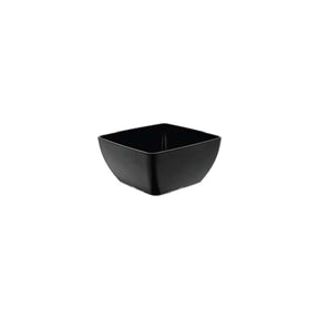Bol pătrat din melamină, negru, 250x250x(h)120mm Fine Dine