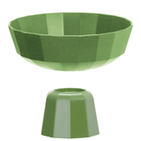 Bol pentru fructe  Metropolis, verde, 250mm Fine Dine
