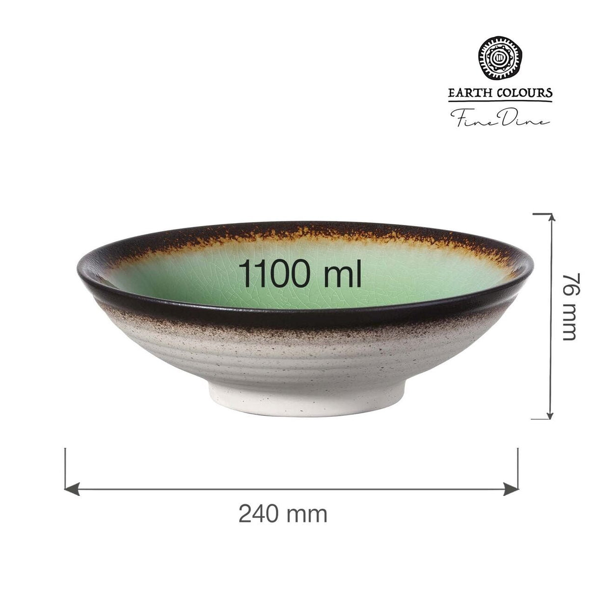 Bol rotund pentru ramen sau salată Beryl, 240 mm  Fine Dine