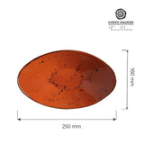 Bol tip barca Dahlia, 250x160 mm Fine Dine