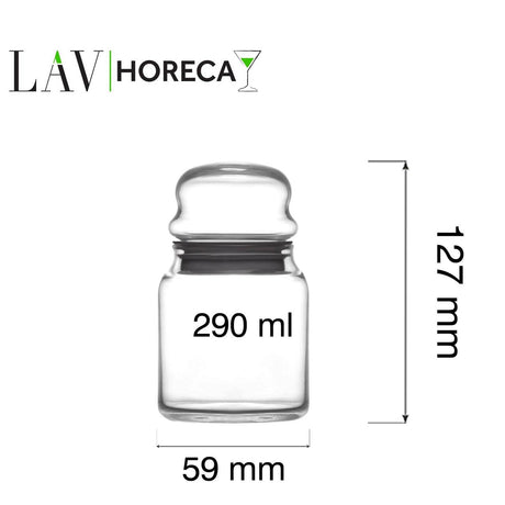 Borcan Phuket 290ml cu capac, LAV