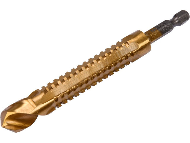 BURGHIU FREZA PRINDERE HEXAGONALA 13,0MM HSS - TIN Yato YT - 44831 - Burghie fierastrau, 13 mm, 6,3 mm, rezistent Yato - scule electrice si unelte profesionale - BricoMart