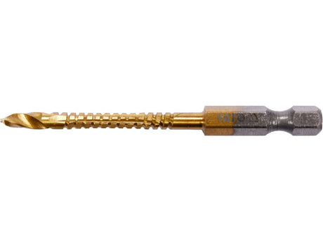 BURGHIU FREZA PRINDERE HEXAGONALA 4,0MM HSS - TIN Yato YT - 44821 - Burghie fierastrau, 4 mm, 6,3 mm, rezistent Yato - scule electrice si unelte profesionale - BricoMart