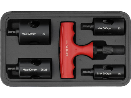 Calibrator cu fierbator set pentru tevi PEX 16/20/ YATO YT-22370, 26/32 mm