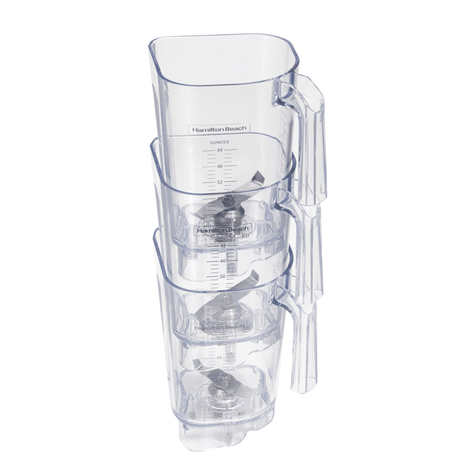 Cană din policarbonat pentru HBH855-CE, Hamilton Beach Commercial, 1,4 l, transparentă