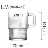 Cana din sticla Istanbul, 270 ml, LAV