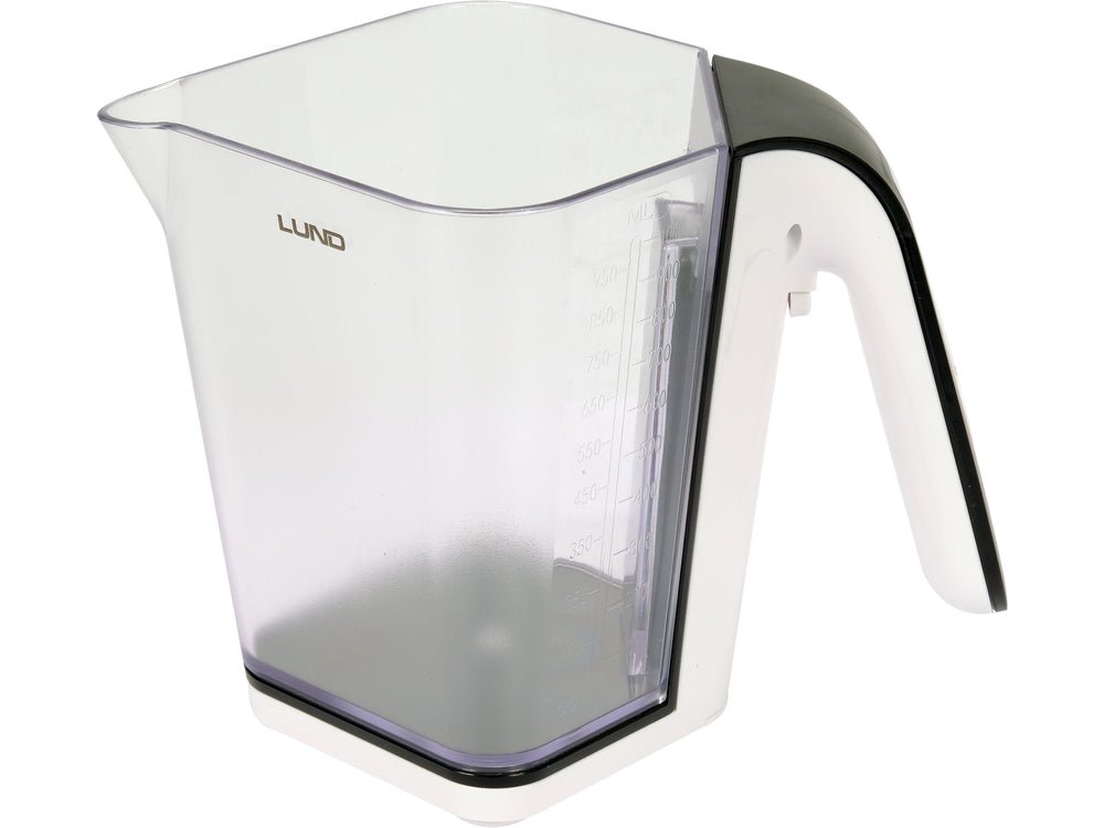 CANTAR DE BUCATARIE CU RECIPIENT DE 1200ML Lund 68364 - 1200 ml, 2000 g, 1g, 15 x 13 Lund - scule electrice si unelte profesionale - BricoMart